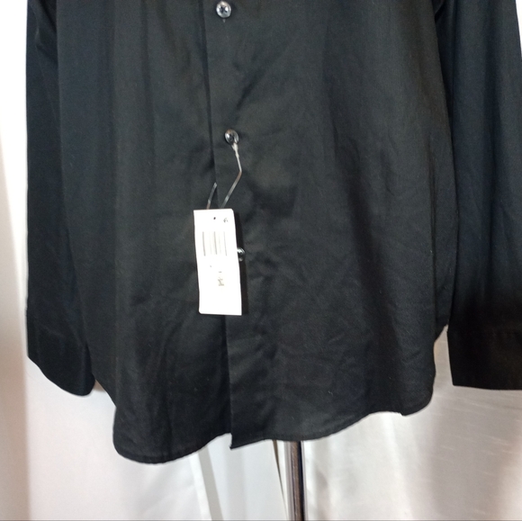 Calvin Klein TAG,ButtonUp Shirt, Men,  Collar, Bttn Cuffs, Black, 32-33/17 - Picture 6 of 15
